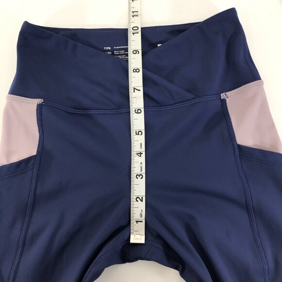 RSQ Cross-Front Ankle Leggings Women's Size XS Colorblock Stretch Activewear Gym - Picture 7 of 11
